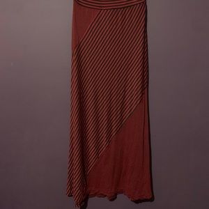 Joe B Striped Maxi Skirt